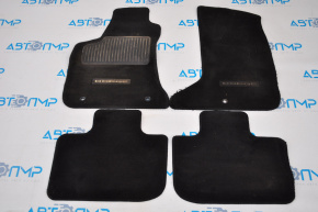 Dodge Charger 11 Interior Floor Mat Set - Black Cloth