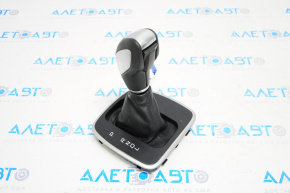 Ford C-max MK2 13-14 gear knob with shifter cover, black leather