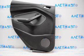 Door trim panel, rear left, Ford Escape MK3 13-19 pre-restoration, black, gray insert