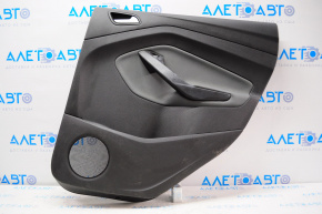 Door trim panel, rear right, Ford Escape MK3 13-19 pre-restoration, black, gray insert