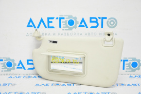 Left visor for Ford Escape MK3 13-19, gray, without backlight, with hook