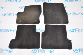 Set of floor mats for Ford Escape MK3 13-19 cloth black
