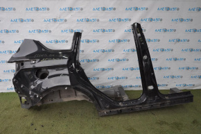 Quarter wing rear right Ford Escape MK3 13-19 black, with central pillar, butt