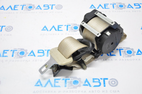 Rear seat belt central Ford Flex 09-11 beige