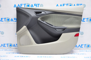 Front right door trim panel for Ford Focus mk3 11-18 beige, with black insert
