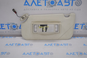 Left visor for Ford Focus mk3 11-18, 2 gray lights, with controls