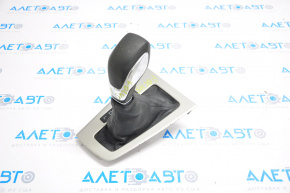 Automatic transmission knob with shifter cover for Ford Focus mk3 11-18 pre-restoration, gray
