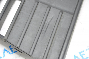 Front bumper grille central Ford Focus mk3 11-14 prerest mat, broken fasteners, tear, dent