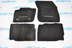 Black rag mats for Ford Fusion mk5 13-17