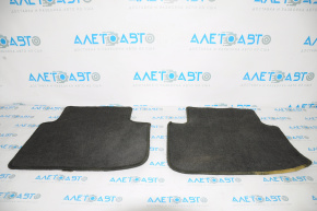 Set of black cloth floor mats for Honda Accord 2013-2017