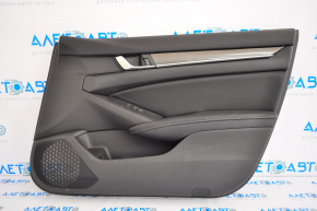 Door trim panel, front right, Honda Accord 2018-2018, black
