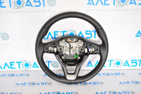 Naked steering wheel for Honda Accord 18-22, black leather, with pads