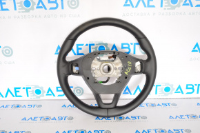 Naked steering wheel for Honda Accord 18-22, black leather, with pads