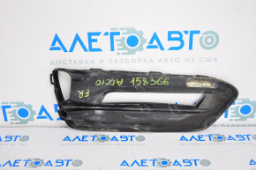 Right bumper grille Honda Accord 18-20 under fog lights, worn