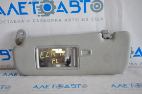 Left visor Hyundai Elantra UD 11-13 gray