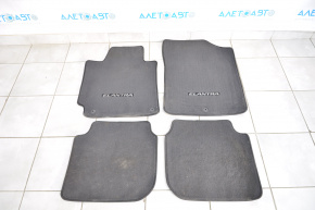 Set of floor mats Hyundai Elantra UD 11-16 cloth black