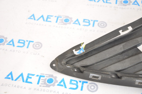 Lower grille of front bumper in assembly Hyundai Elantra UD 11-13 prerest without chrome, cracks