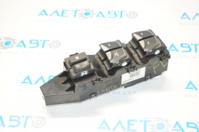 Front left window lift control for Hyundai Santa FE Sport 13-18 black, gray inserts, 1 auto