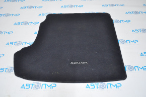 Trunk mat Hyundai Sonata 15-19 hybrid rag black