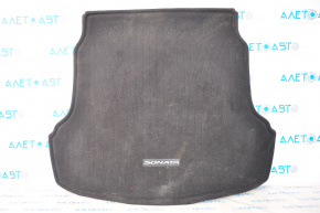 Hyundai Sonata 15-17 trunk mat, black cloth