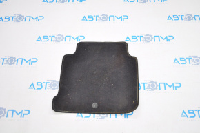 Carpet interior rear left Hyundai Sonata 15-17 cloth black