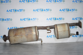 Exhaust line middle part with barrel Infiniti JX35 QX60 13- dented