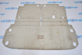 Trunk mat Infiniti JX35 QX60 13-cloth beige