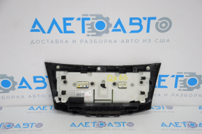 Display and climate control control Infiniti JX35 QX60 13-16 pre-rest, wood trim brown