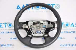 Infiniti JX35 QX60 2013-2014 pre-restoration steering wheel, bare, leather, black