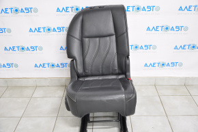 Rear seat right Infiniti JX35 QX60 13-13 leather black, without headrest