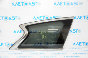 Rear right blind glass window Infiniti JX35 QX60 13-20