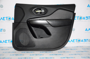 Door trim panel, front right, Jeep Cherokee KL 14-18, black, velour