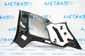 Left rear pillar trim for Jeep Cherokee KL 14-18 black