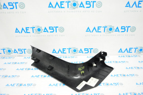 Jeep Cherokee KL 14-23 black front right door sill plate