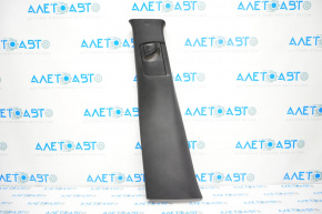 Center pillar trim, upper belt, left, Jeep Cherokee KL 14-23, black