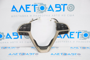 Jeep Cherokee KL 14-18 steering wheel controls with beige trim, without radar