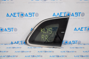 Jeep Cherokee KL 14-18 rear right fixed glass window, chrome