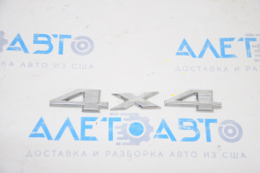 Jeep Cherokee KL 14-18 Tailgate 4X4 Emblem Chrome