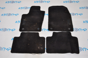Set of floor mats for the Jeep Grand Cherokee WK2 11-16 black cloth