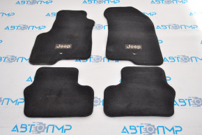 Set of floor mats for Jeep Patriot 11-16, black cloth