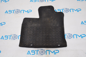 Floor mat front left Lexus CT200h 11-17 black rubber