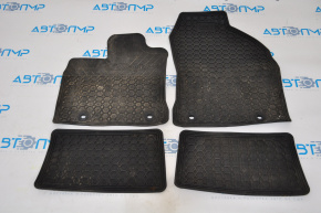 Set of mats Lexus CT200h 11-17 black rubber