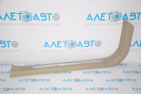 Door sill trim with illumination front left Lexus RX300 RX330 RX350 RX400h 04-08 beige, with chrome trim, bumps on chrome, worn