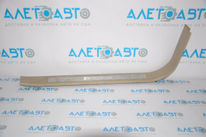 Door sill with illumination front right Lexus RX300 RX330 RX350 RX400h 04-08 beige worn