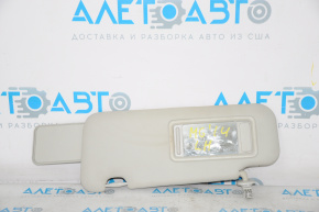 Left visor for Mazda 6 14-17, gray, without backlight, without hook