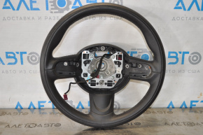 Naked steering wheel Mini Cooper Countryman R60 10-16 leather black, with lower pad