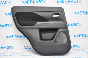Door trim card rear left Mitsubishi Outlander 14-20 black cloth, rubbed