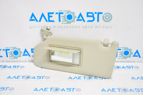 Left visor Mitsubishi Outlander 14-15 beige