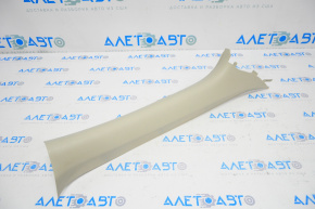 Mitsubishi Outlander 14-15 Upper Right Front Pillar Trim, Beige Plastic