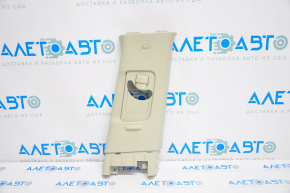 Upper center pillar trim belt right Mitsubishi Outlander 14-22 beige, scratches, needs cleaning